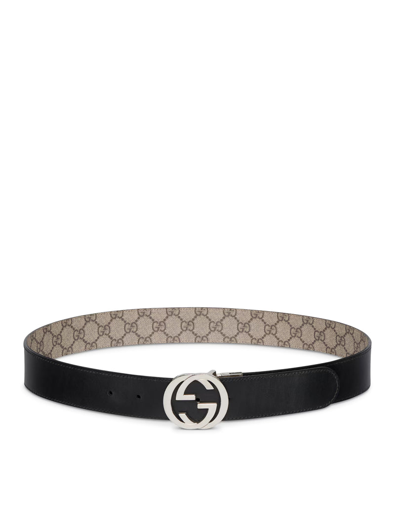REVERSIBLE BELT WITH GG CROSS BUCKLE