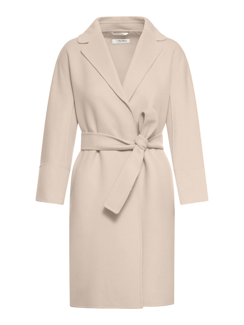 ARONA SHORT COAT IN BEIGE ROSE WOOL