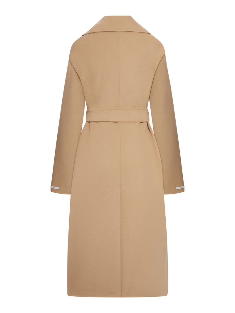 PURE WOOL ROBE COAT
