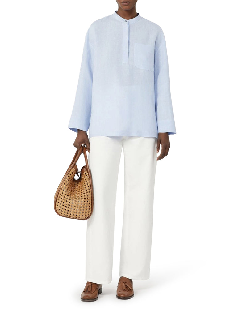 CANTICO SHIRT IN PURE LINEN