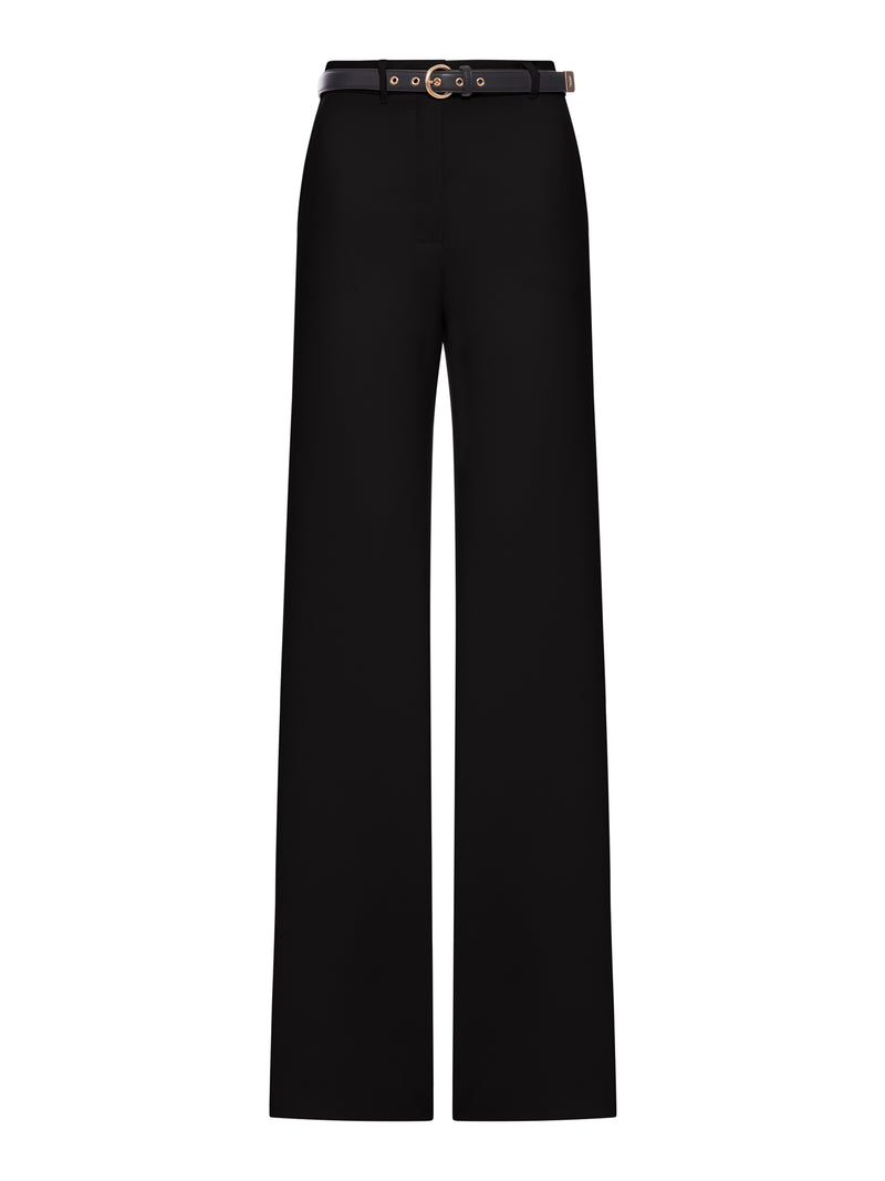 WIDE LEG CADY PANTS