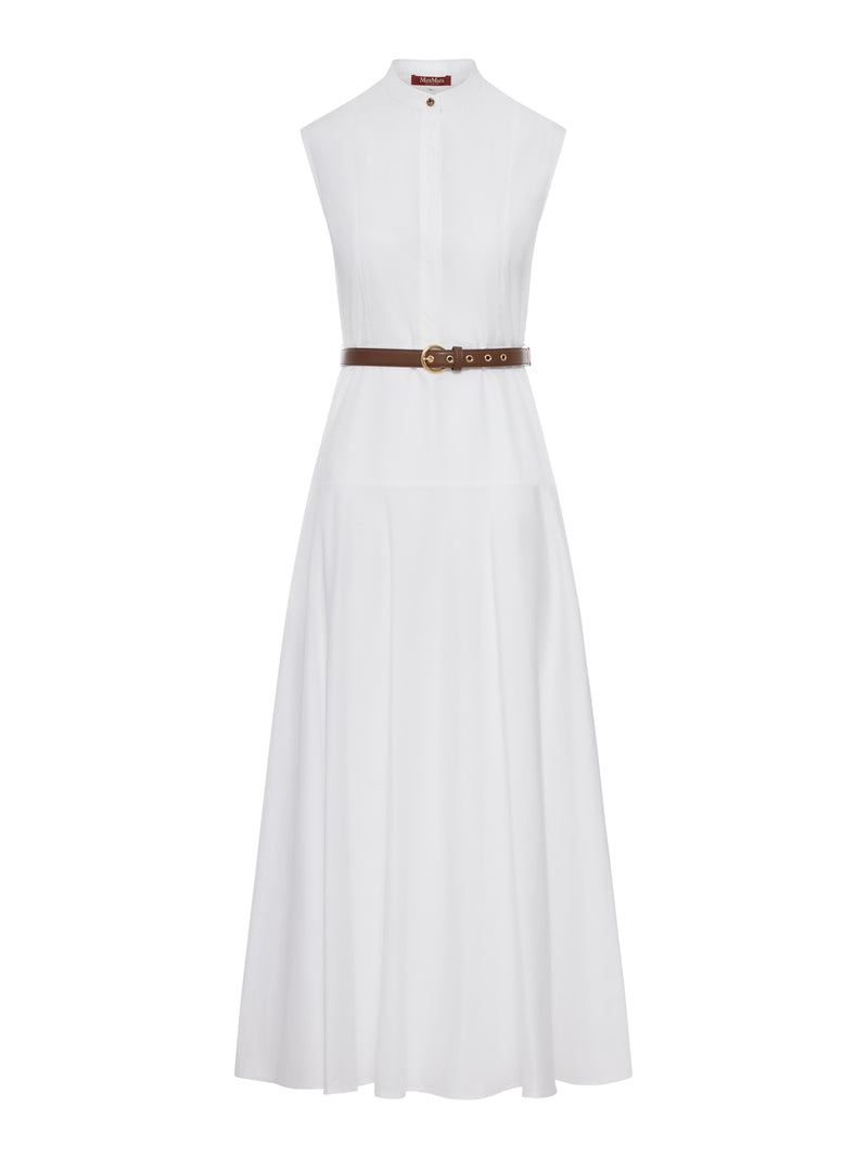 COTTON POPLIN WHEEL-SHAPED DRESS