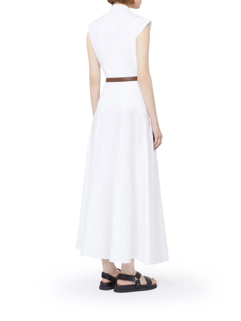 COTTON POPLIN WHEEL-SHAPED DRESS