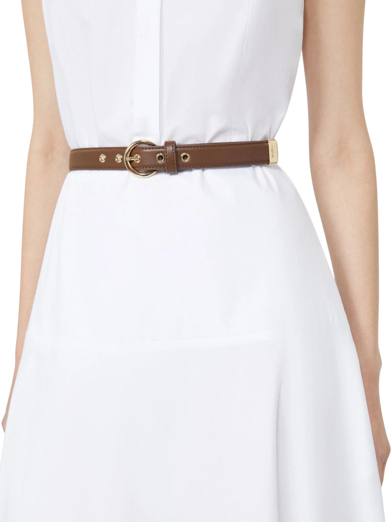 COTTON POPLIN WHEEL-SHAPED DRESS