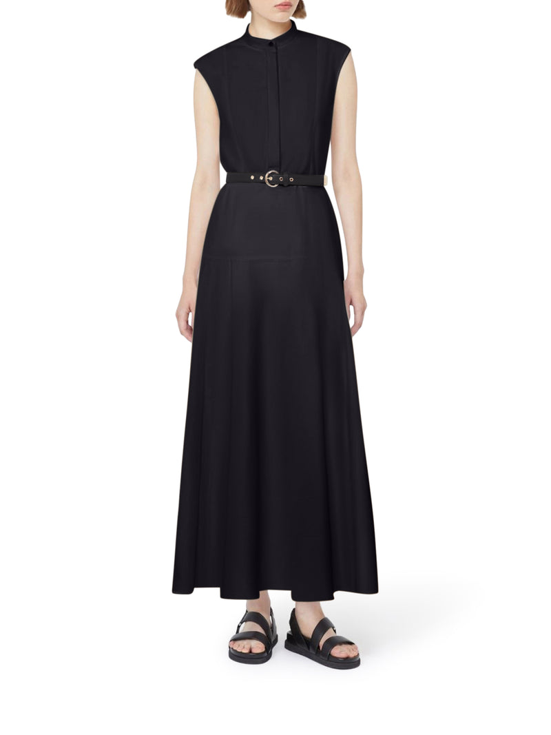 COTTON POPLIN WHEEL-SHAPED DRESS