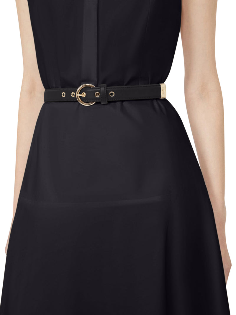 COTTON POPLIN WHEEL-SHAPED DRESS