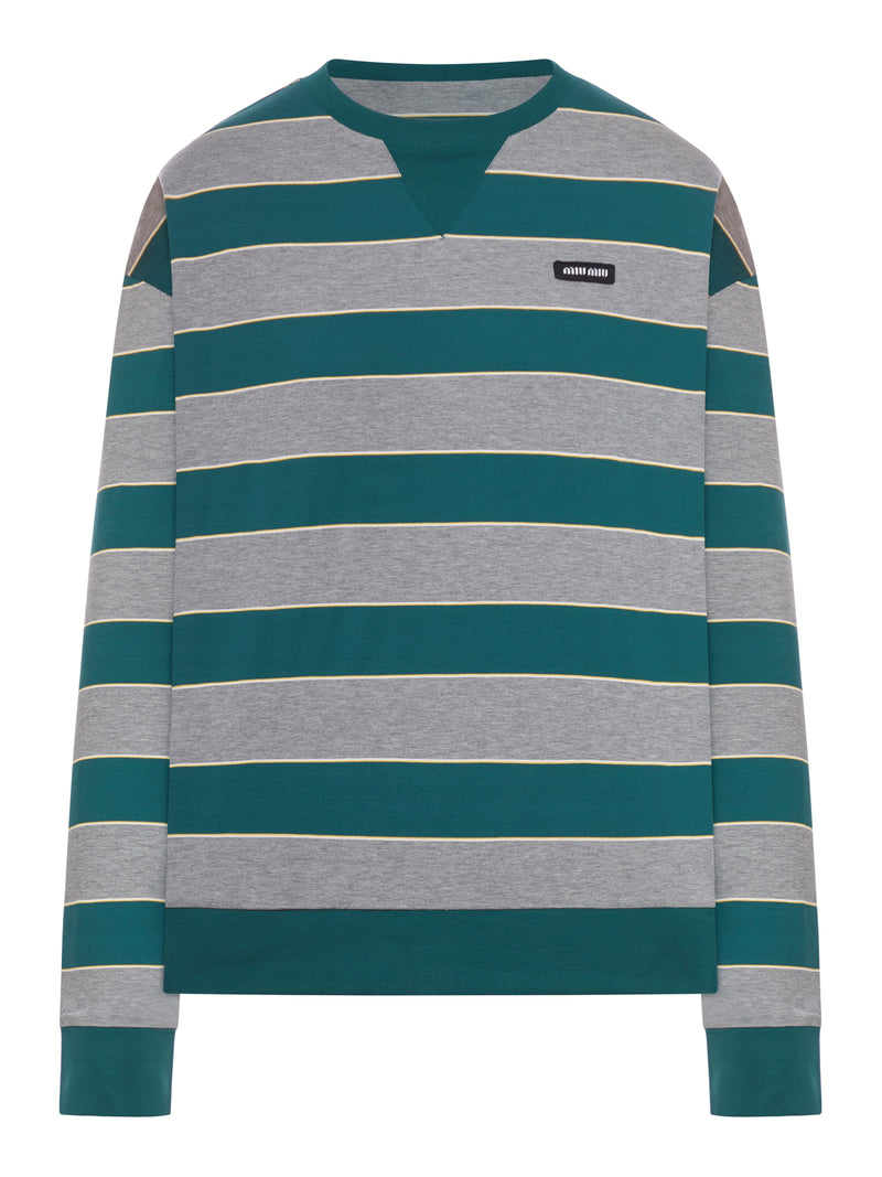 CREW NECK COTTON SWEATSHIRT