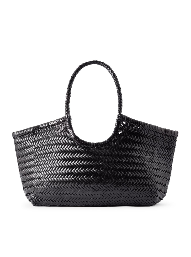 NANTUCKET BIG TOTE BAG IN WOVEN LEATHER