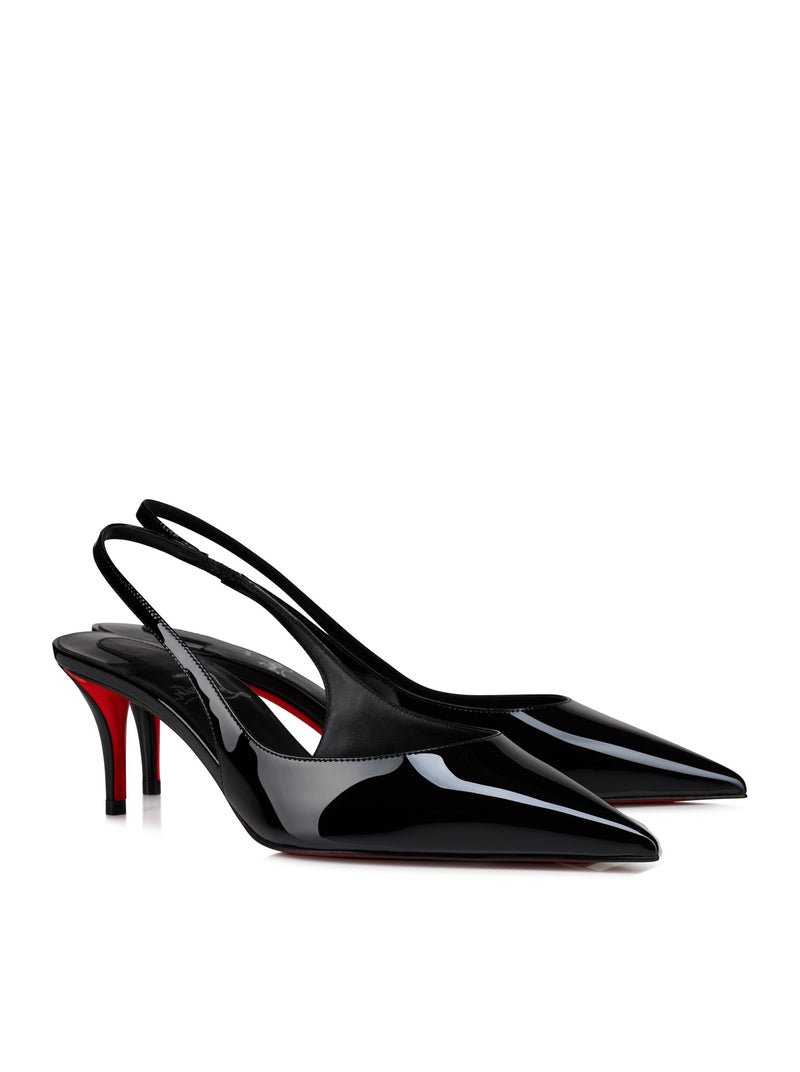 MISS Z 60MM PATENT CALFSKIN SLINGBACK PUMP