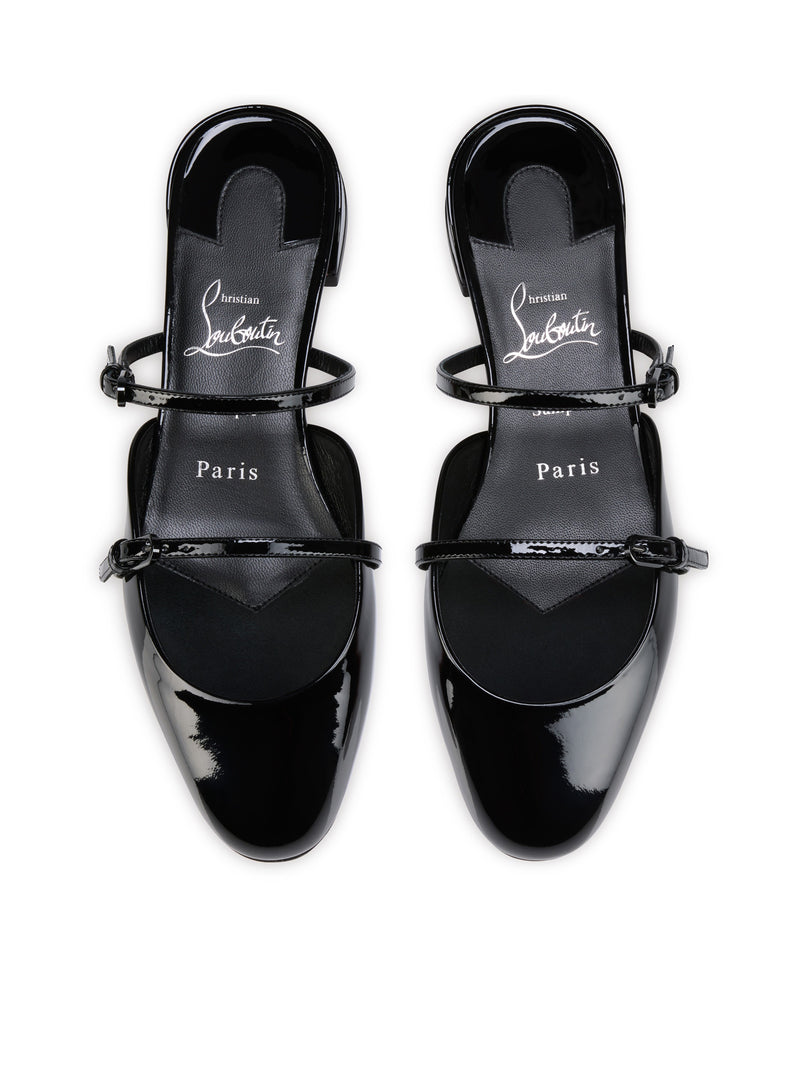 JANE NINA MULES IN PATENT CALFSKIN
