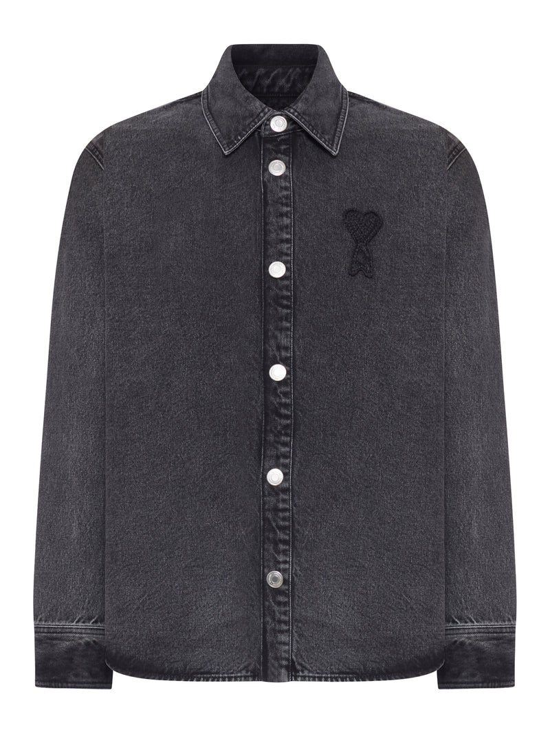 AMI DE COEUR COTTON KNIT SHIRT JACKET