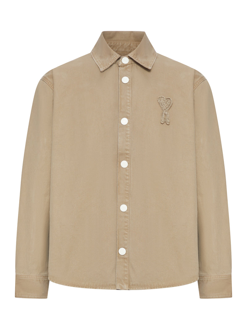 AMI DE COEUR COTTON KNIT SHIRT JACKET