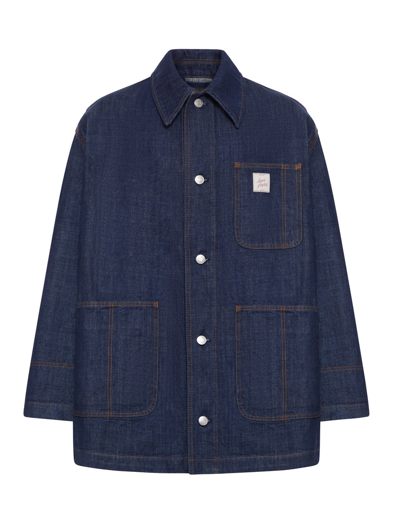 AMI PARIS HERITAGE INSERT COTTON WORK JACKET