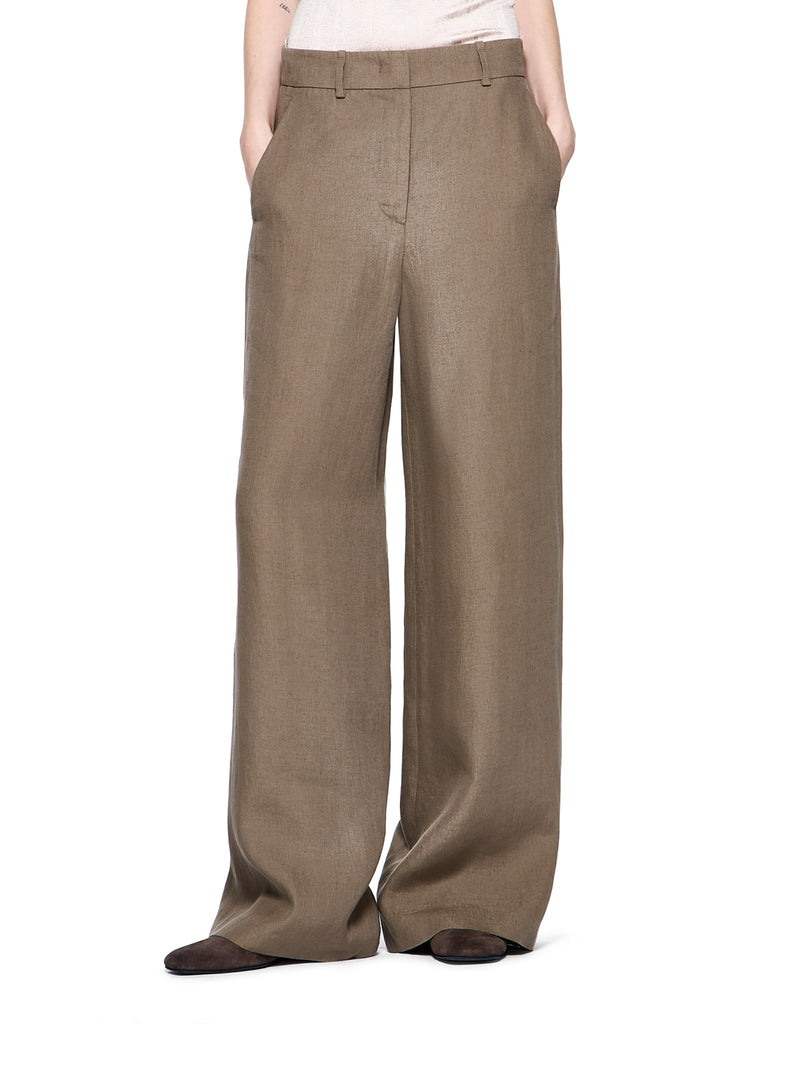 TAILORED LINEN TROUSERS
