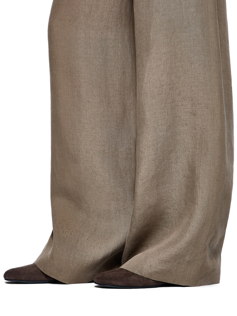 TAILORED LINEN TROUSERS