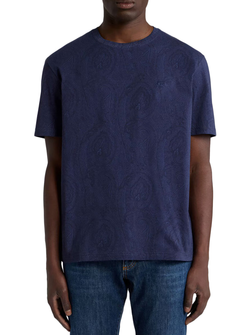 COTTON T-SHIRT WITH ARNICA PATTERN