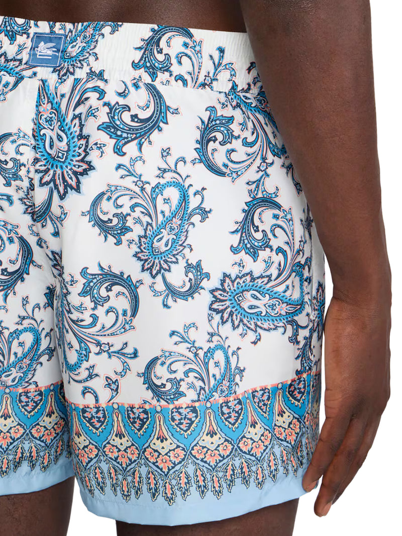 SWIMSUIT WITH PAISLEY RAMAGE PRINT