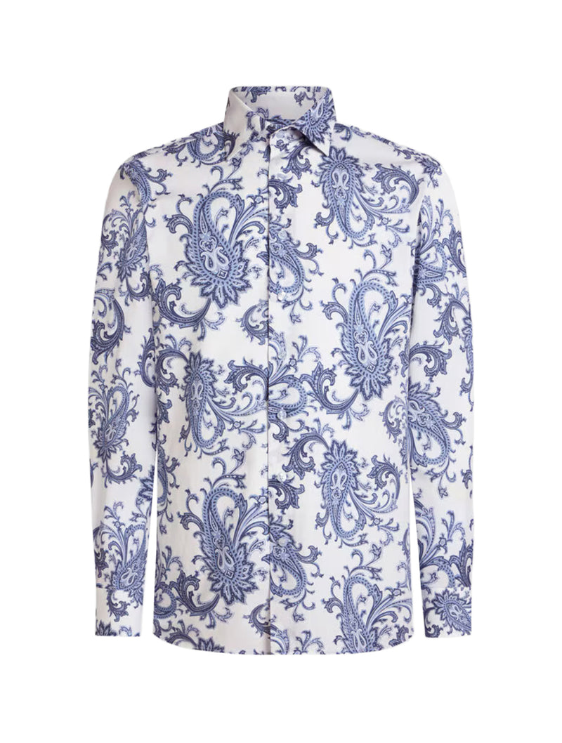 COTTON SHIRT WITH PAISLEY PATTERN