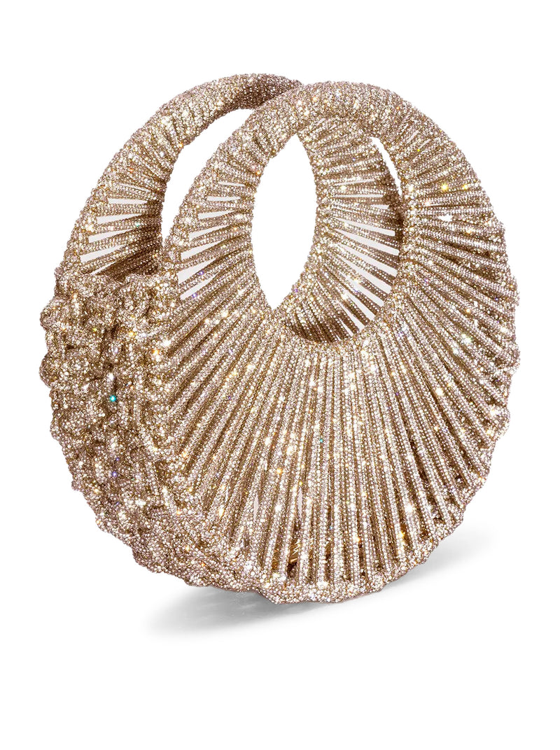 JAYA CRYSTAL-STUDDED JEWEL BAG