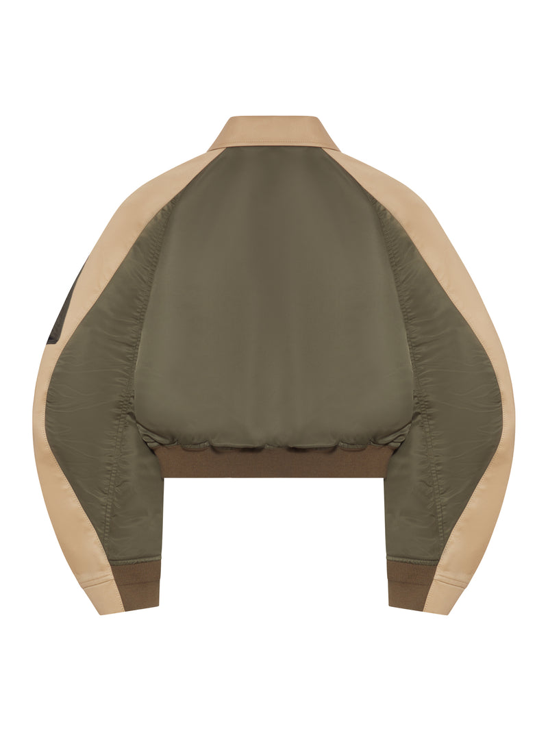 COTTON CHINO X NYLON TWILL BLOUSON