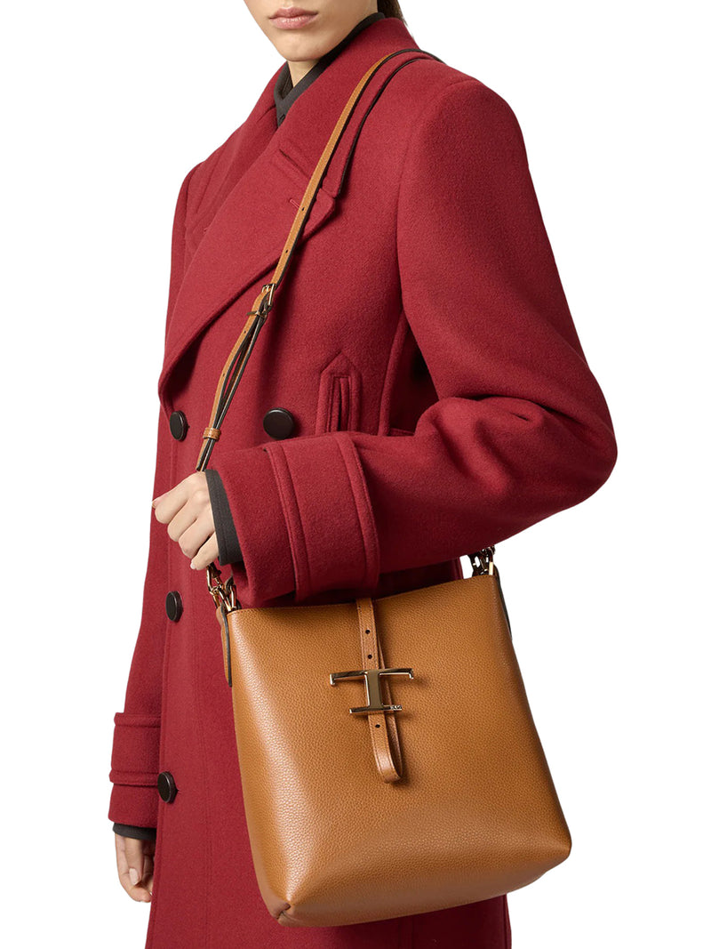 BUCKET BAG T TIMELESS IN LEATHER MINI