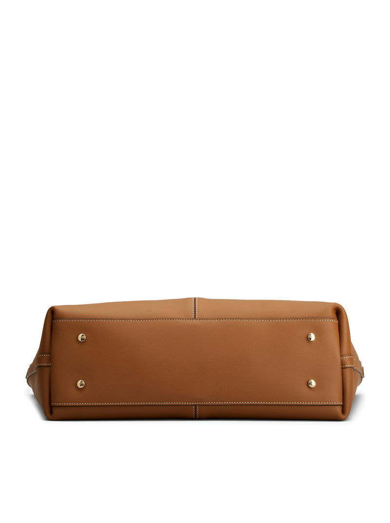 MEDIUM-SMALL LEATHER SHOPPING BAG
