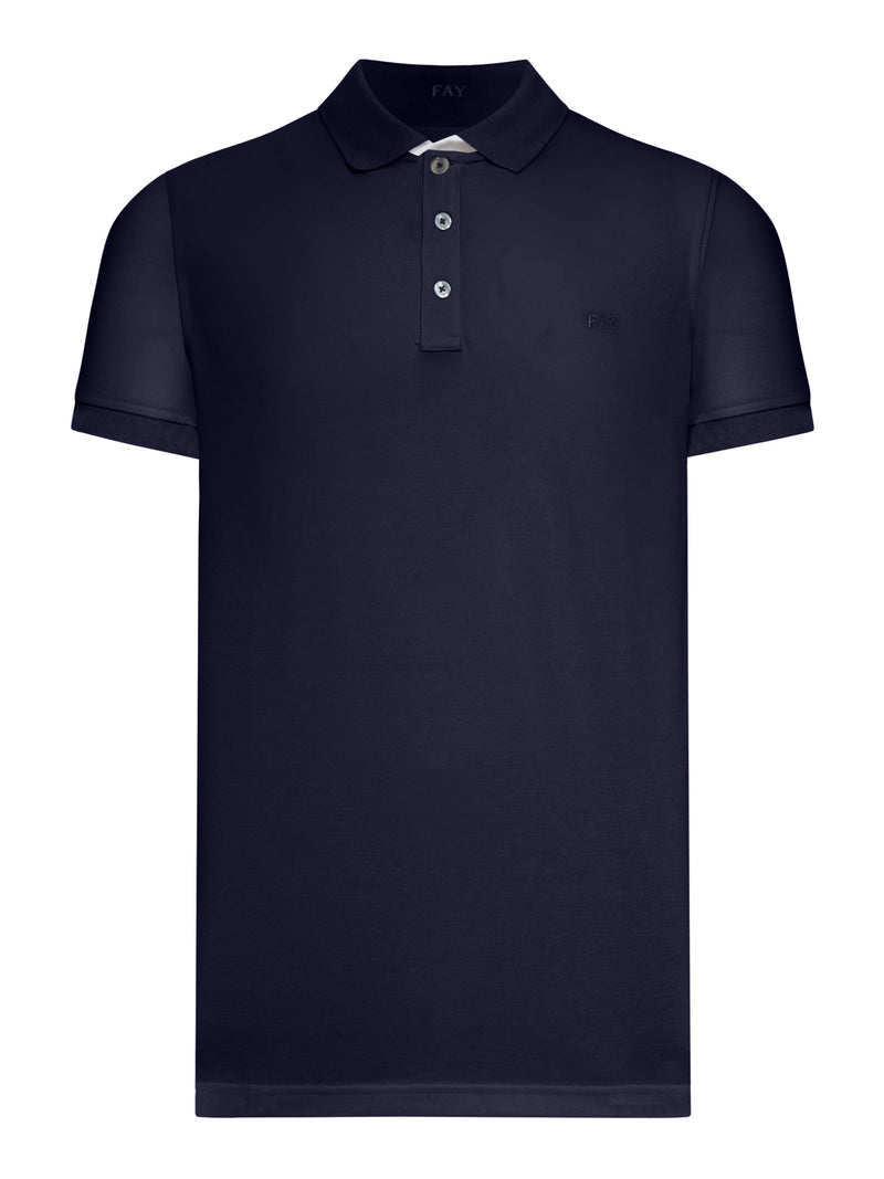 COTTON PIQUET POLO SHIRT WITH LOGO
