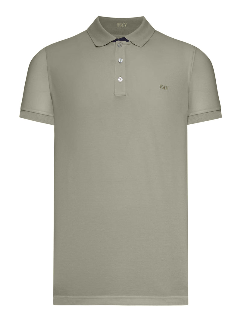 COTTON PIQUET POLO SHIRT WITH LOGO