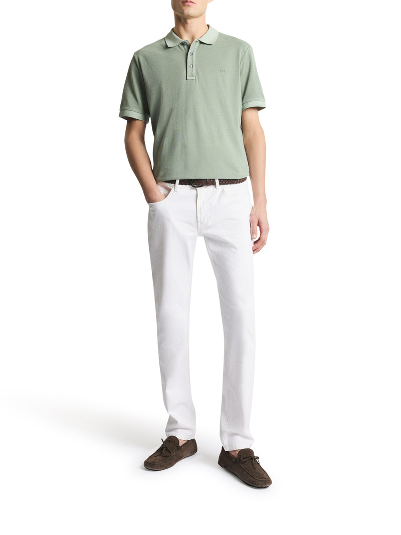 COTTON PIQUET POLO SHIRT WITH LOGO