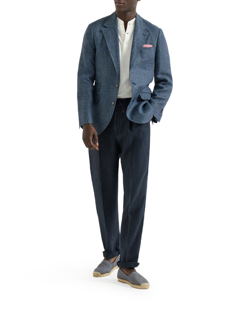 LINEN TROUSERS WITH DRAWSTRING