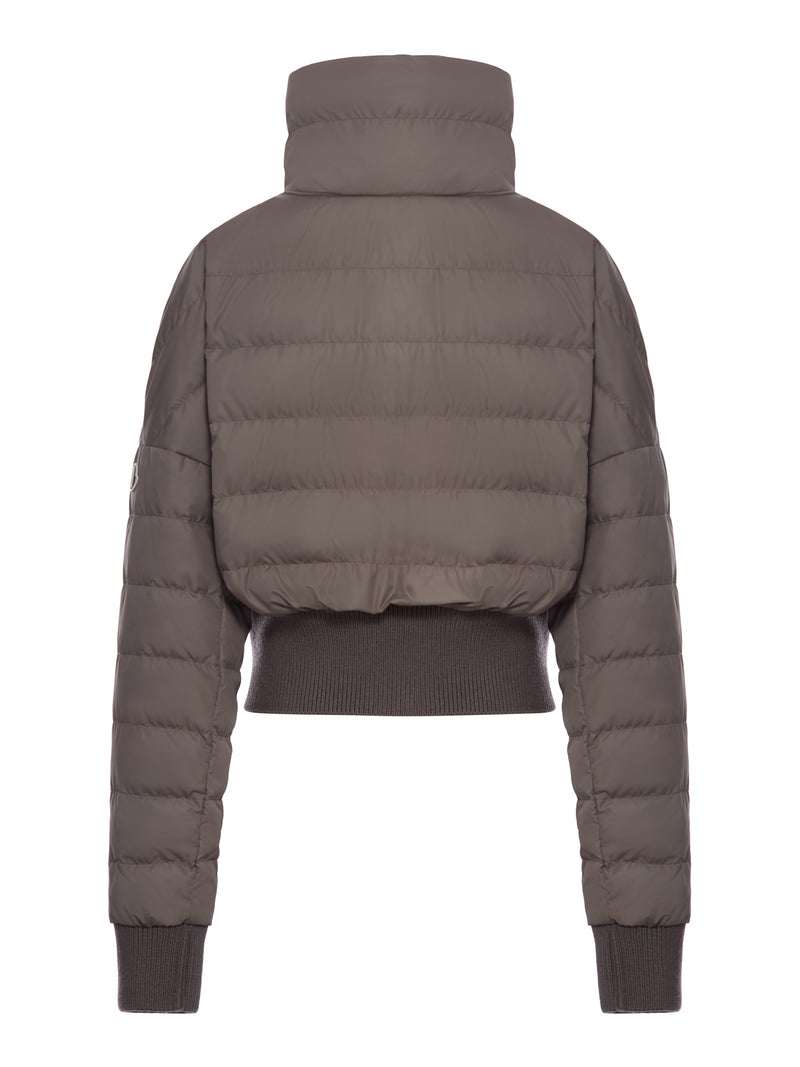 CROPPED PADDED JACKET IN TECHNICAL FABRIC