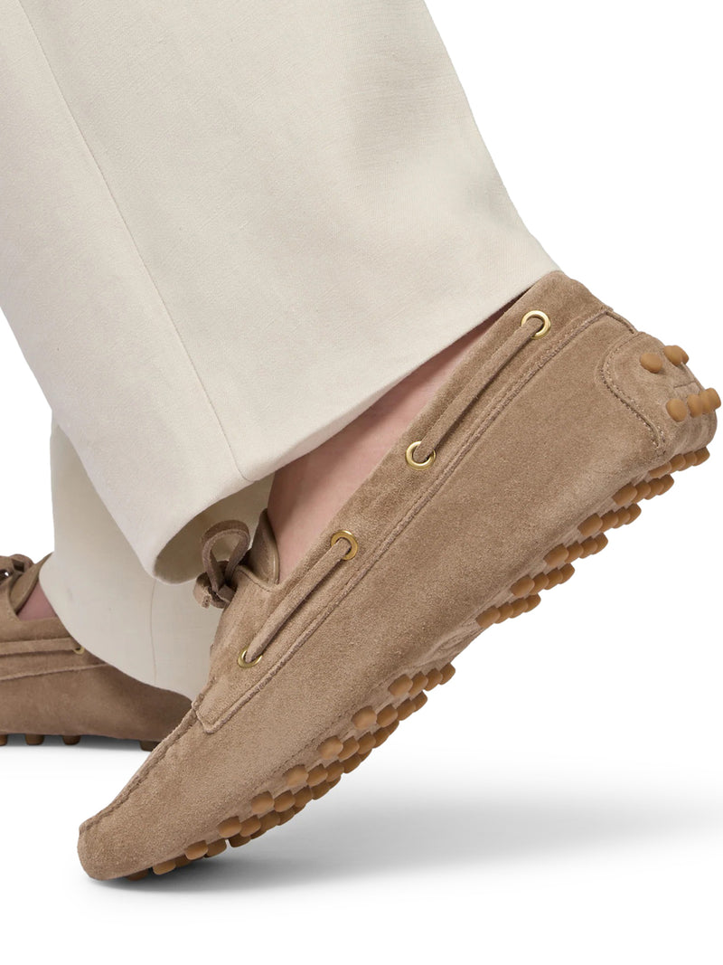 GOMMINO SUEDE BOAT LOAFERS