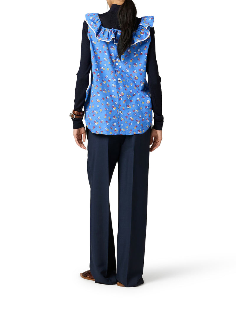 KID MOHAIR TROUSERS