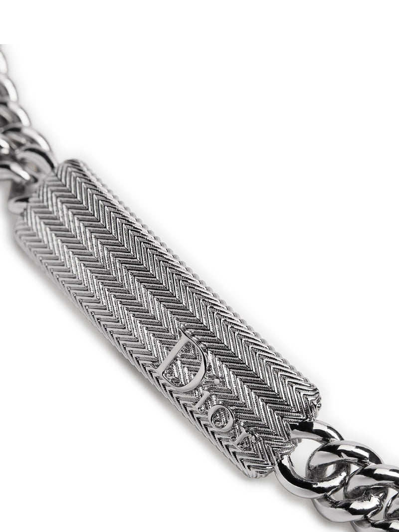 DIOR GUILLOCHE CHAIN ??BRACELET