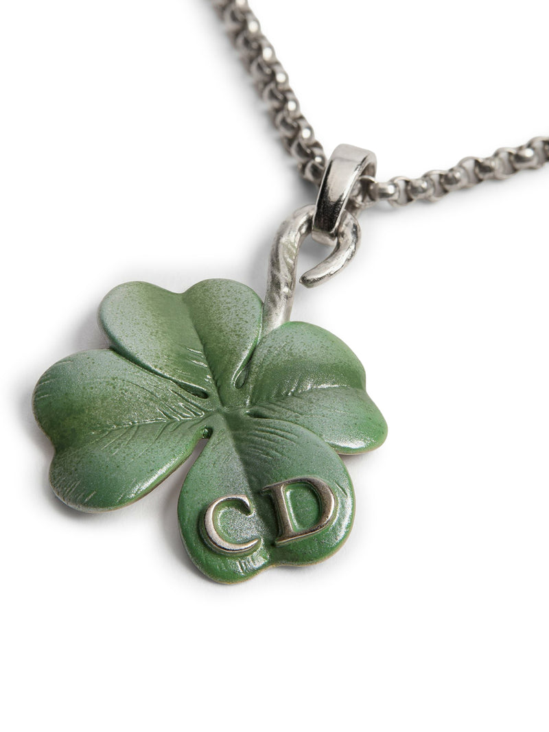 DIOR TRÈFLE PENDANT NECKLACE