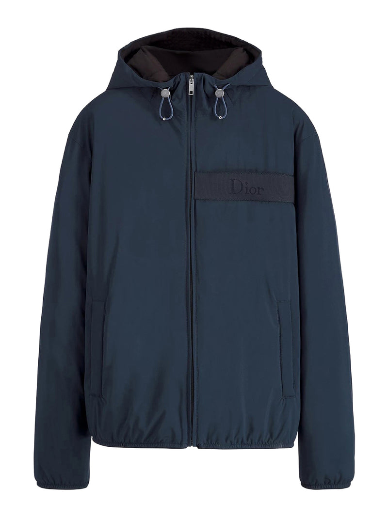 LIGHTWEIGHT DOWN JACKET WITH HOOD IN TECHNICAL FABRIC