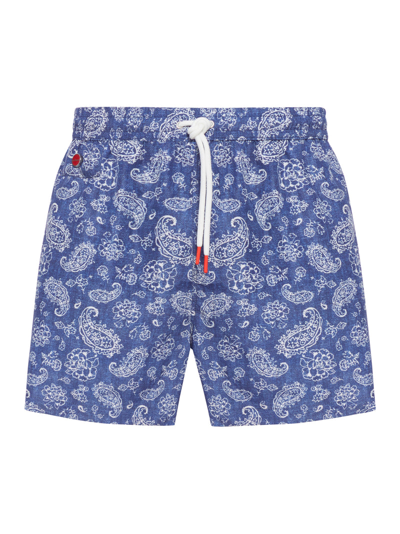 SWIMSUIT IN TECHNICAL FABRIC WITH ALL-OVER GRAPHICS