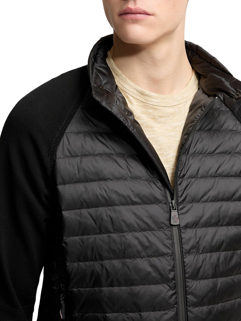 PADDED CARDIGAN WITH ZIP