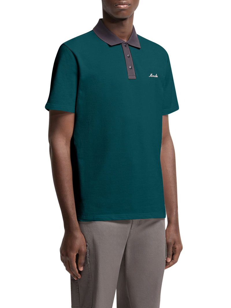 COTTON PIQUET POLO SHIRT WITH EMBROIDERED LOGO