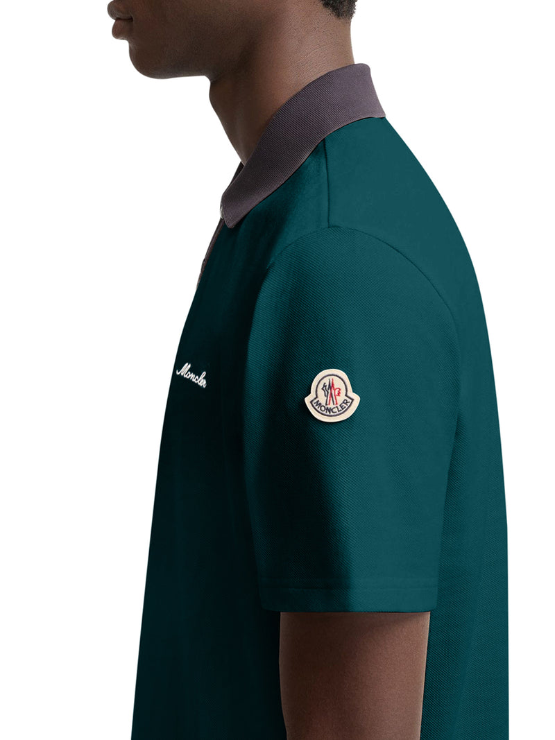 COTTON PIQUET POLO SHIRT WITH EMBROIDERED LOGO