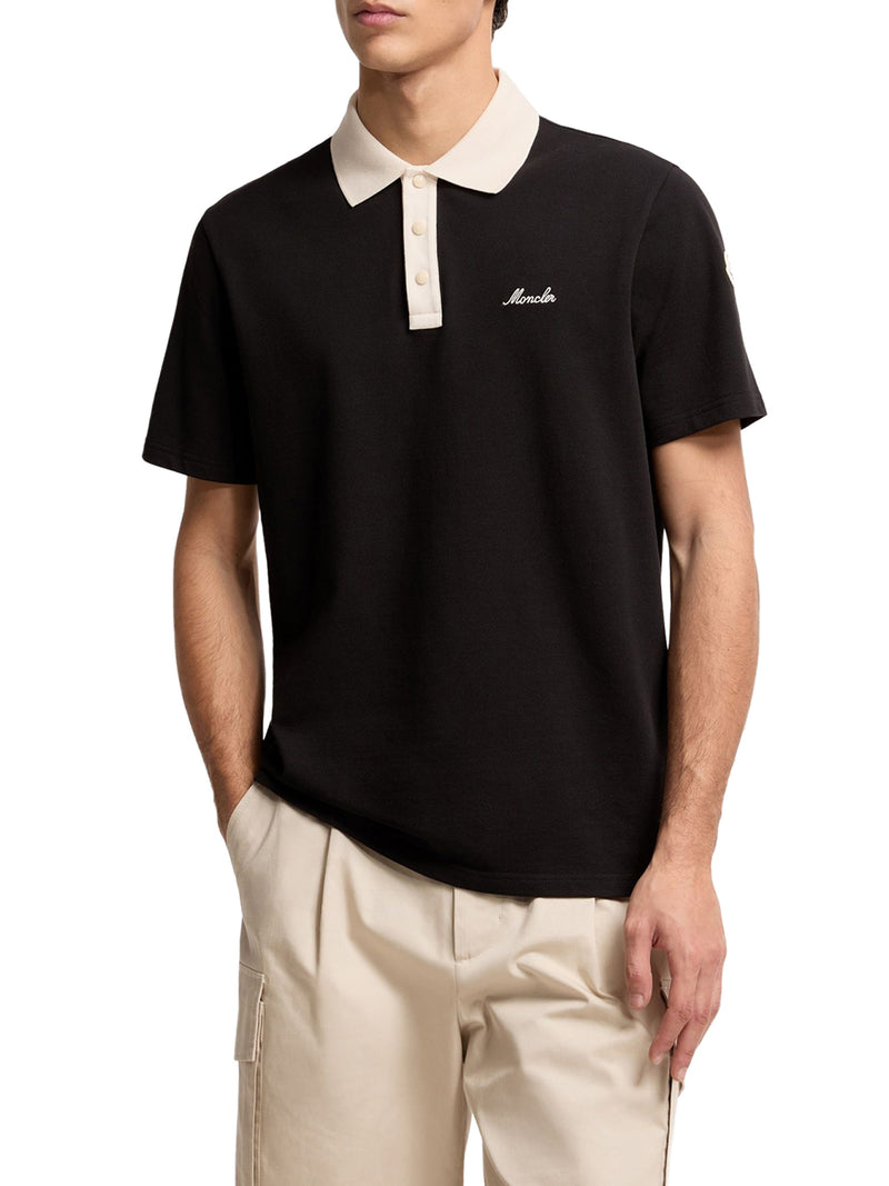 COTTON PIQUET POLO SHIRT WITH EMBROIDERED LOGO