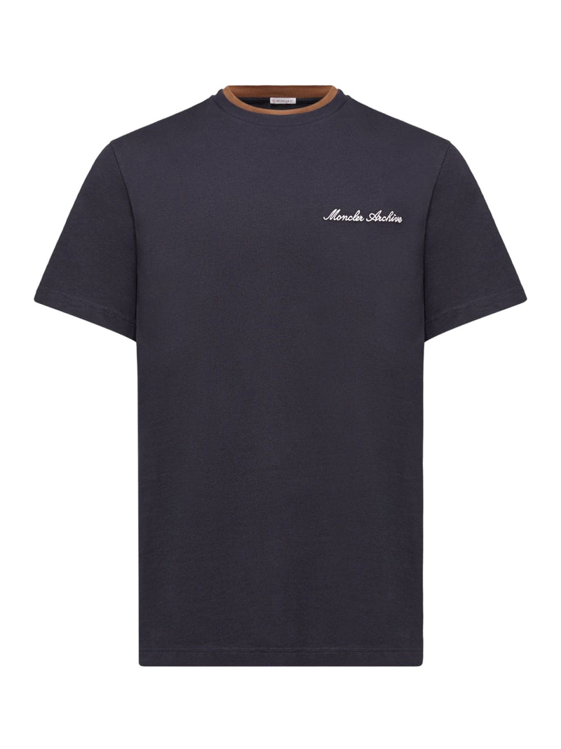 COTTON T-SHIRT WITH EMBROIDERED LOGO