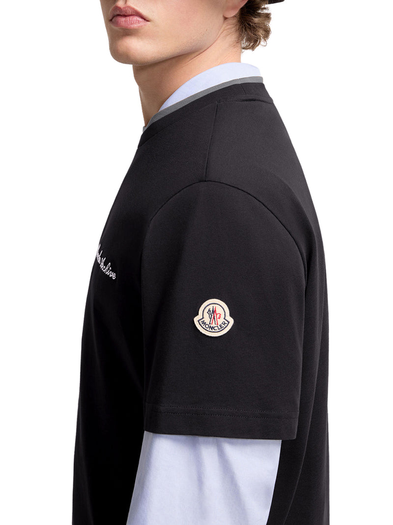 COTTON T-SHIRT WITH EMBROIDERED LOGO