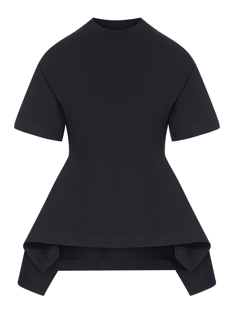 COTTON PANELED T-SHIRT