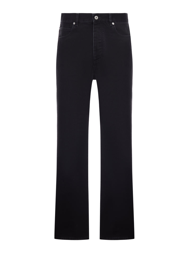 FIVE-POCKET STRETCH DENIM TROUSERS