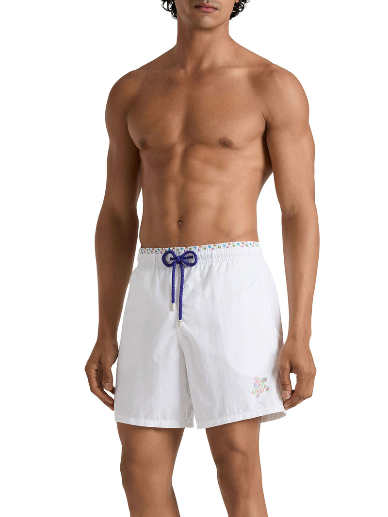 MEN`S TWO-TONE MICRO RONDE DES TORTUES SWIM SHORTS