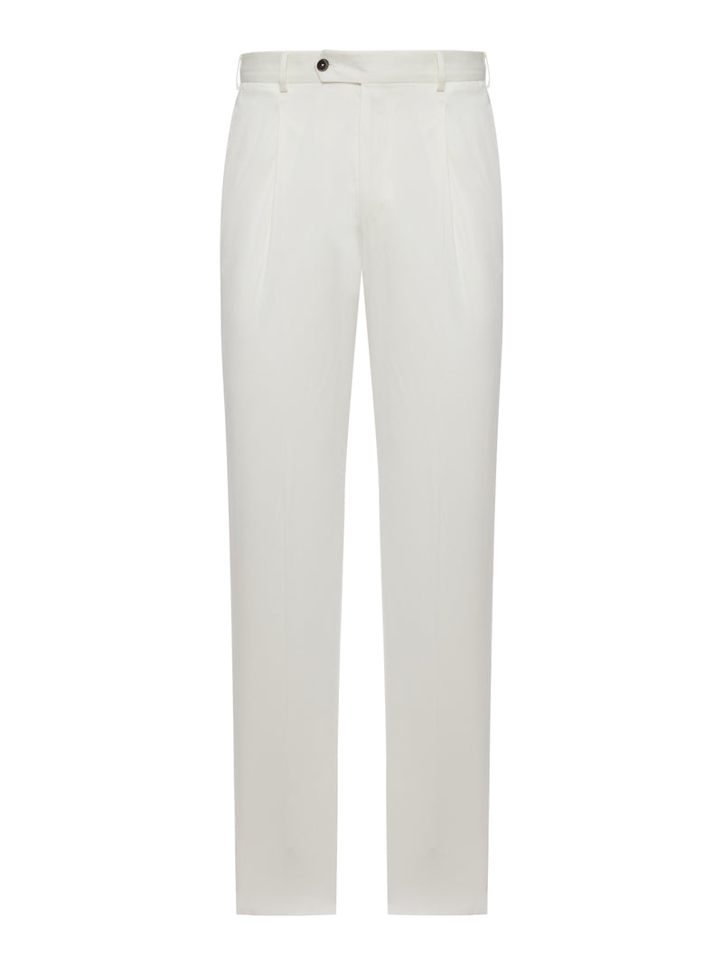 TAILORED COTTON TROUSERS