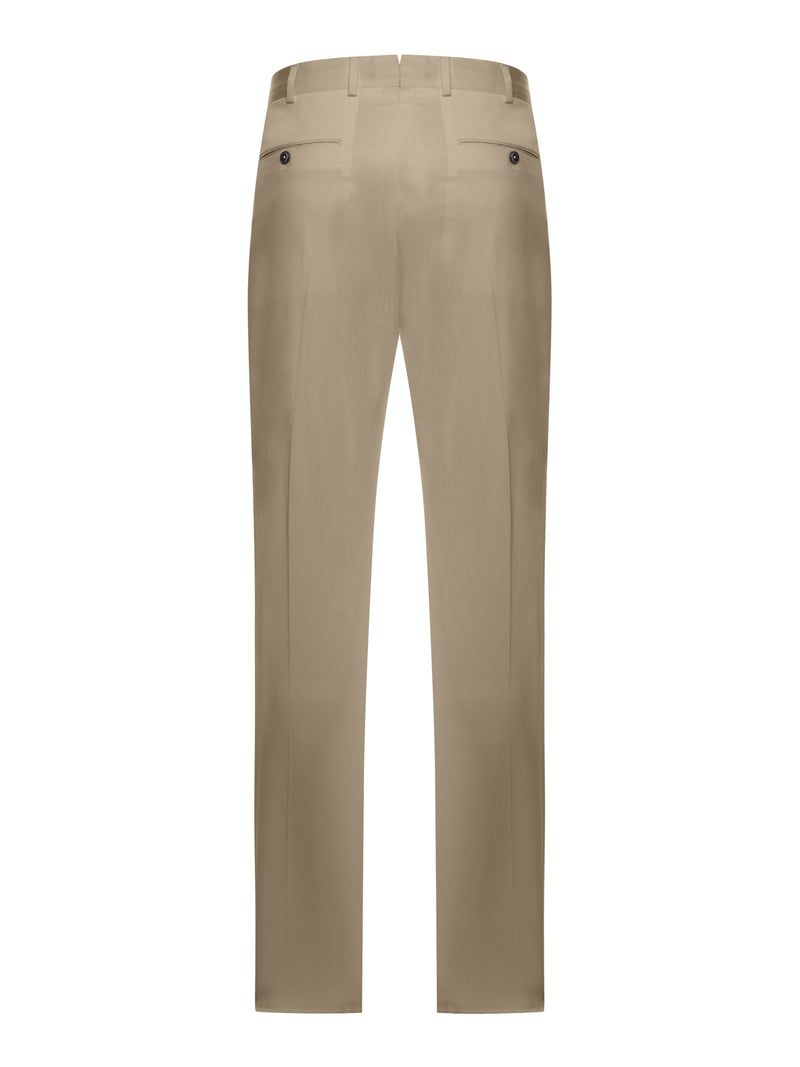 TAILORED COTTON TROUSERS