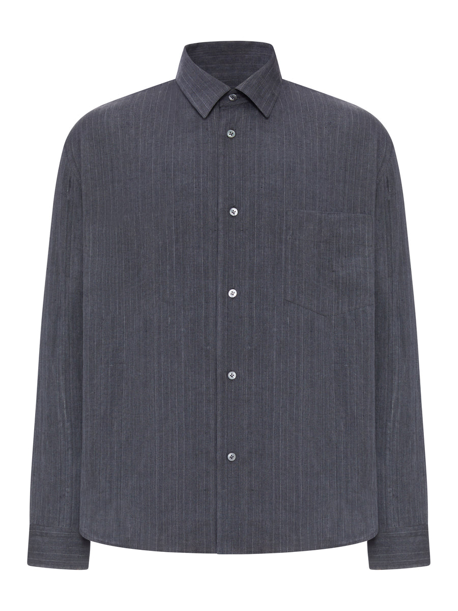 STRIPED LINEN SHIRT