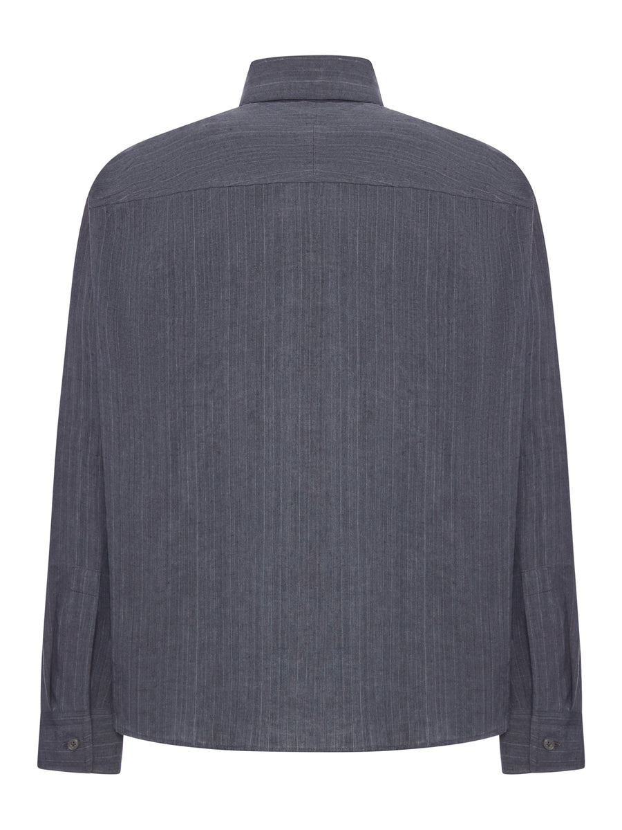 STRIPED LINEN SHIRT
